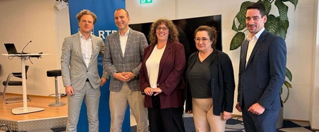 Benhard Jungwirth, Timo Breski, Susanne Lackner, Valentine Auer, Martin Grasel (v.l.)