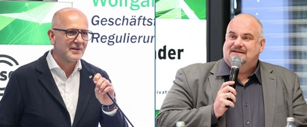 Wolfgang Struber und Michael Ogris im Vortrag