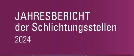 Titelbild des Tätigkeitsberichts der Schlichtungsstellen 2024