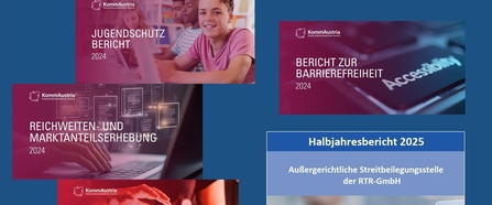 Collage der Titelbilder der Berichte