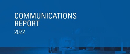 Titelbild Kommunikationsbericht 2022