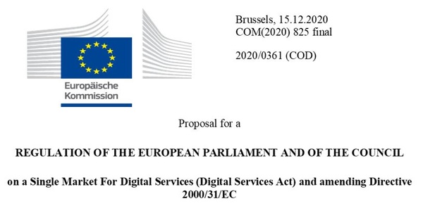 Kopf Vorschlag Digital Services Act