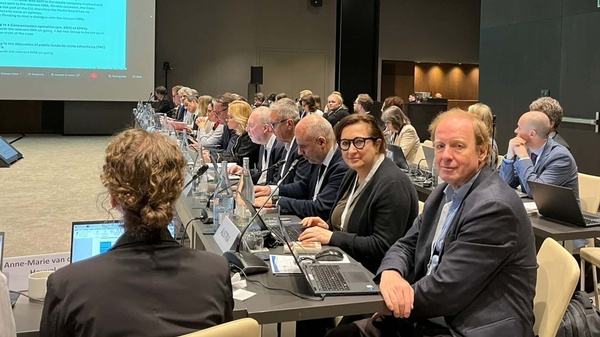 Susanne Lackner und Dieter Staudacher beim European Board for Media Services