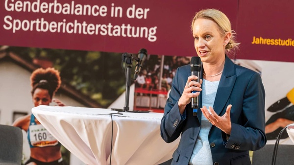 Porträt Sport-Staatssekretärin Michaela Schmidt