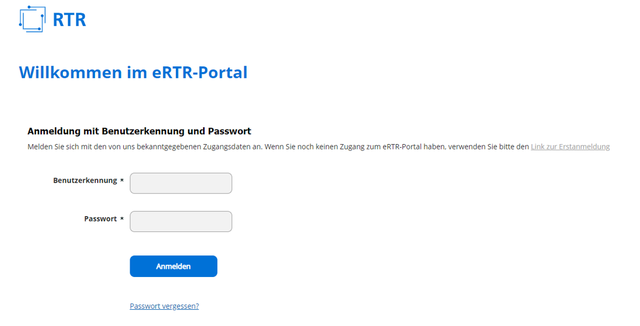 Willkommen eRTR