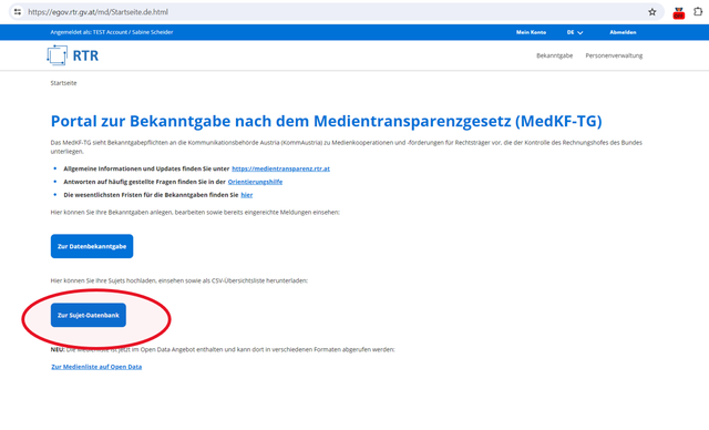 Zur Sujetdatenbank