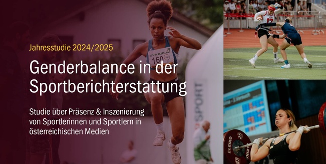Sportlerinnen in Aktion beim Weitsprung, Flag Football und Gewichtheben