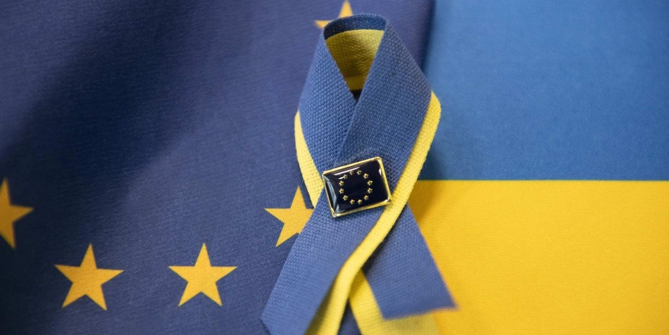 EU-photo symbolising solidarity with Ukraine
