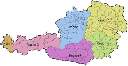 26ghz Regionen