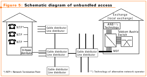 Figure 5: Schematic diagram of unbundled access